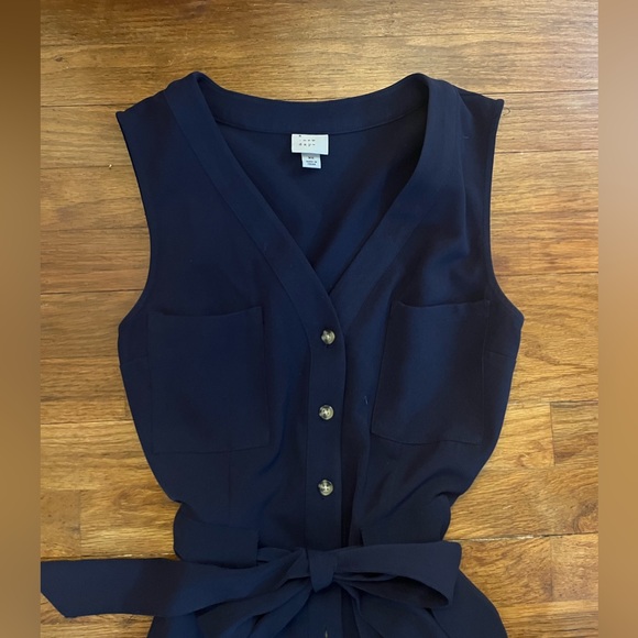 Navy Jumpsuit - Picture 3 of 4